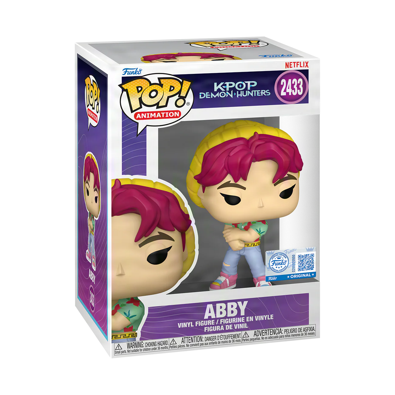 Funko Pop! Movies: K-Pop Demon Hunters (Saja Boys) - Abby / Baby / Mystery / Romance *PREORDER*
