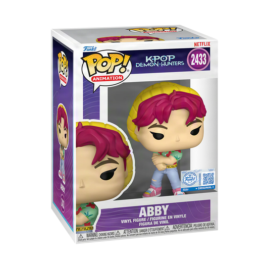 Funko Pop! Movies: K-Pop Demon Hunters (Saja Boys) - Abby / Baby / Mystery / Romance *PREORDER*