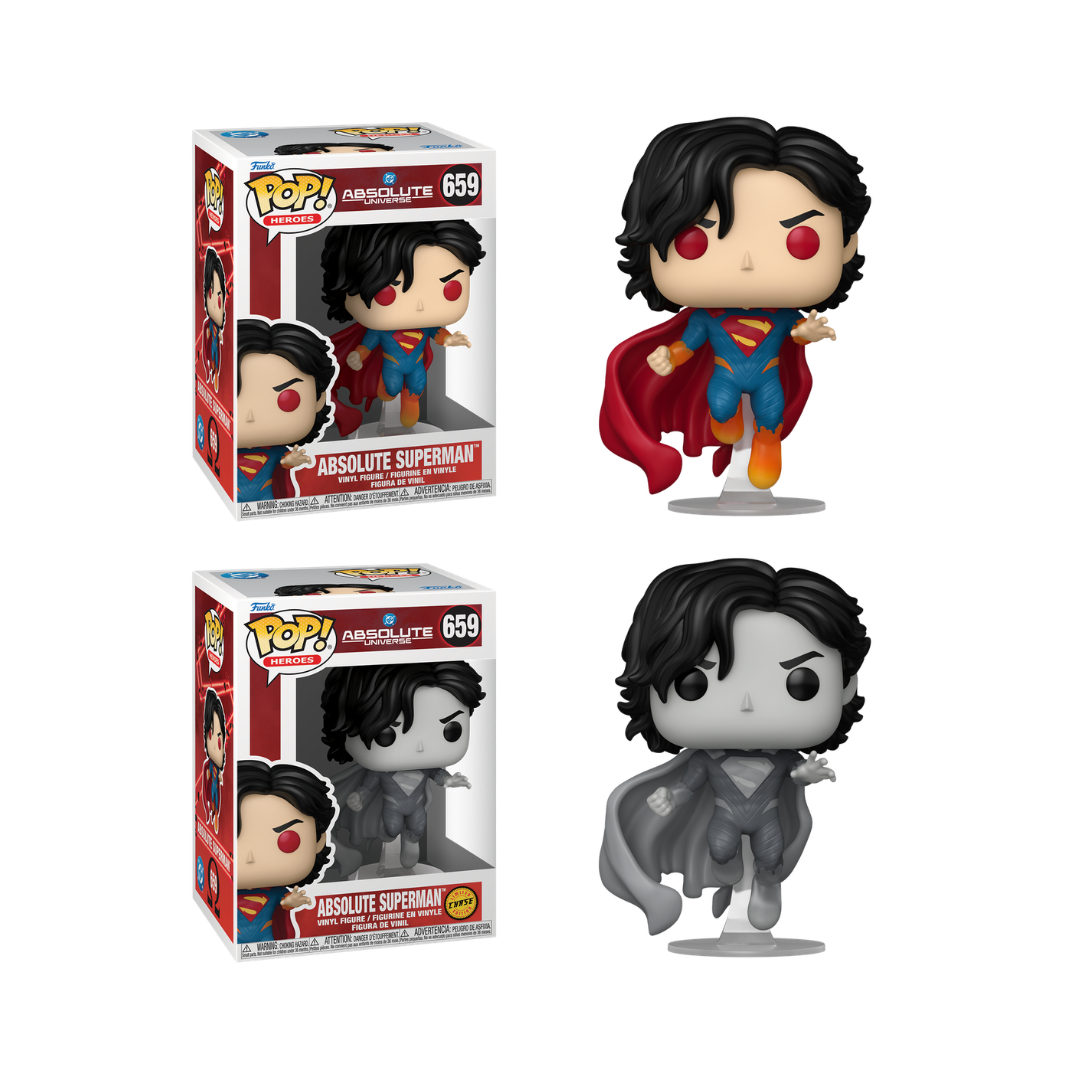 Funko Pop! DC: Absolute Universe - Batman #658 / Superman #659 / Super! Joker #660 / Brainiac #661 *PREORDER*