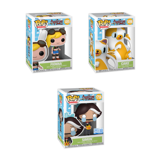 Funko Pop! Animation: Adventure Time - Fionna / Cake / Simon with Crown