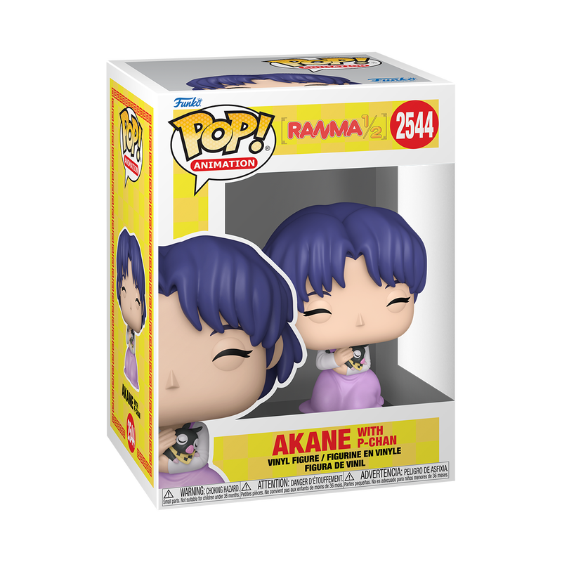 Funko Pop! Anime: Ranma 1/2 - Ranma #2543 / Akane with P-Chan #2544 *PREORDER*