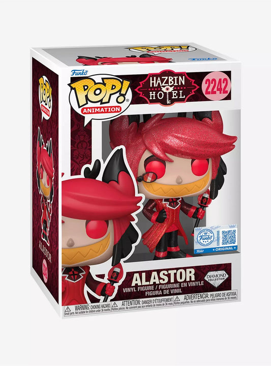 Funko Pop! Animation: Hazbin Hotel - Alastor (Diamond) #2242 [Funko Special Edition Hot Topic] *PREORDER*