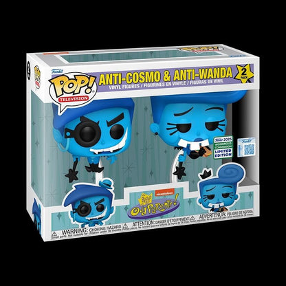Funko Pop! Animation: Fairly Odd Parents - Anti-Cosmo & Anti-Wanda 2pk [2025 Wondrous Convention Exclusive]