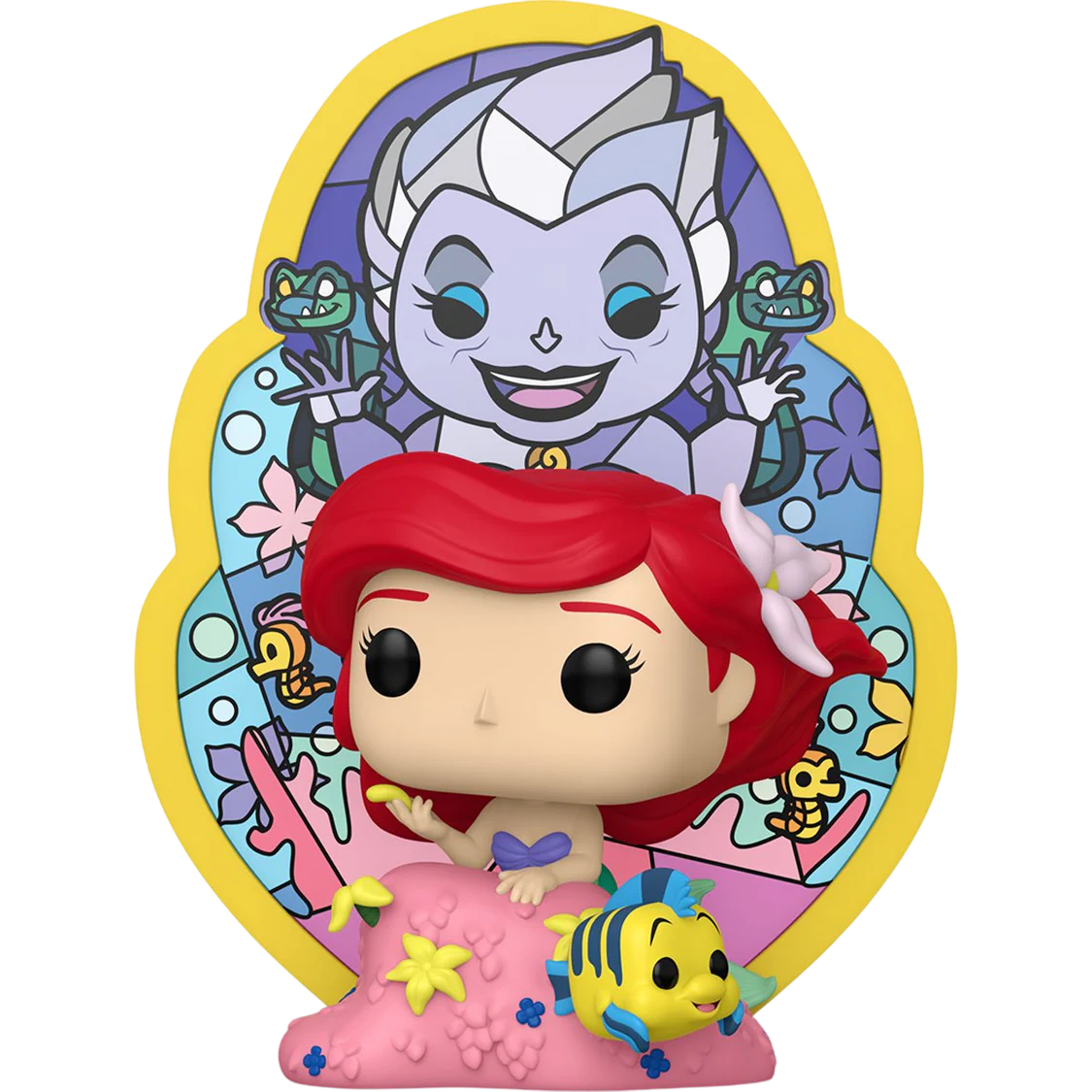 Funko Pop! Disney: Princesses (Stained Glass) - Deluxe 6" Aurora / Snow White / Ariel *PREORDER*