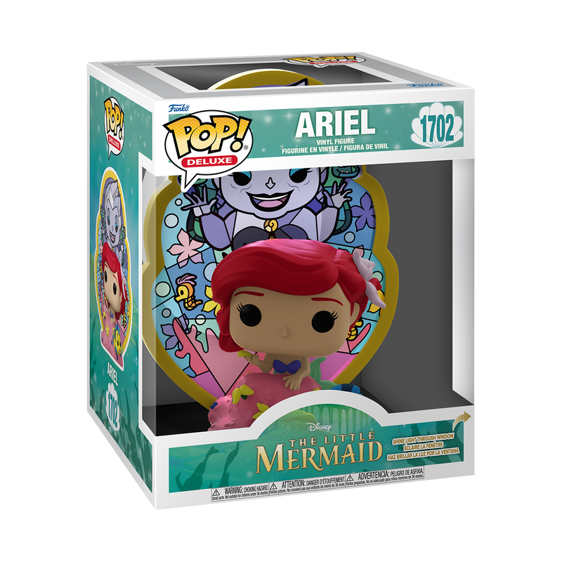 Funko Pop! Disney: Princesses (Stained Glass) - Deluxe 6" Aurora / Snow White / Ariel *PREORDER*