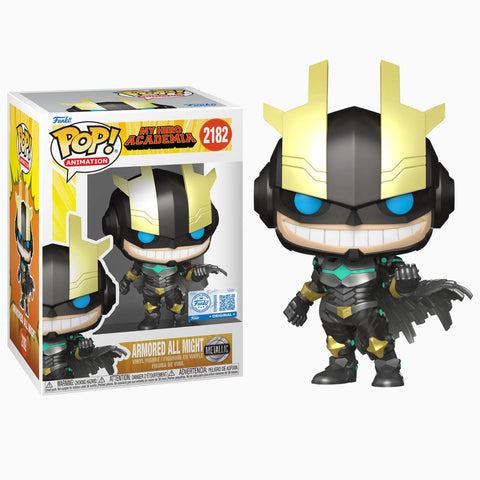 Funko Pop! Anime: My Hero Academia - Armored All Might (Metallic) #2182 [Funko Special Edition - GameStop Exclusive] *PREORDER*
