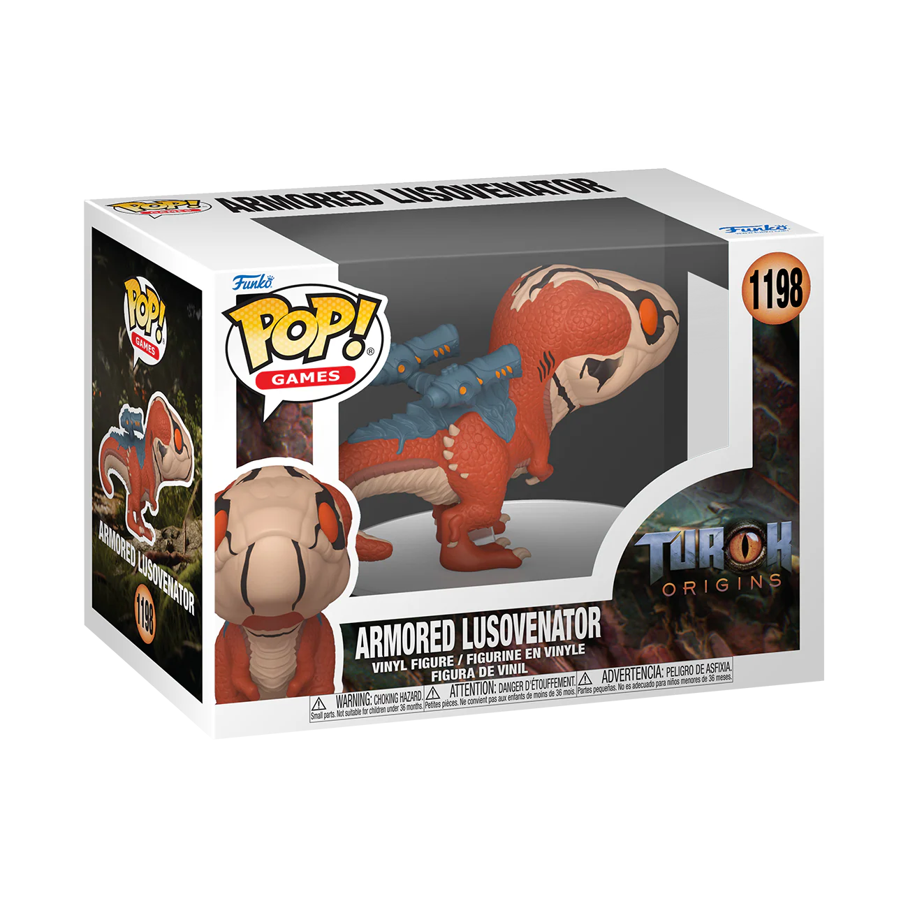 Funko Pop! Games: Turok Origins - Bearded Dragon / Armored Lusovenator *PREORDER*