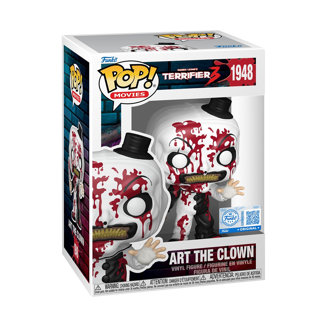 Funko Pop! Movies: Terrifier 3 - Art The Clown #1948 [Funko
