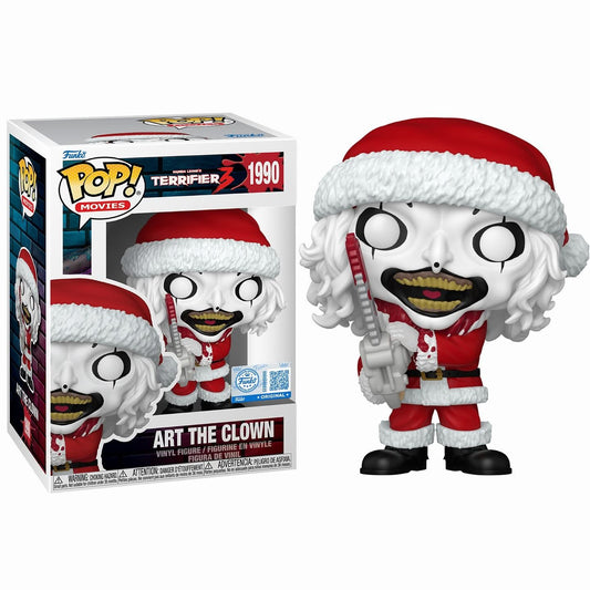 Funko Pop! Movies: Terrifier 3 - Art The Clown (with Chainsaw) #1990 [Funko Special Edition]