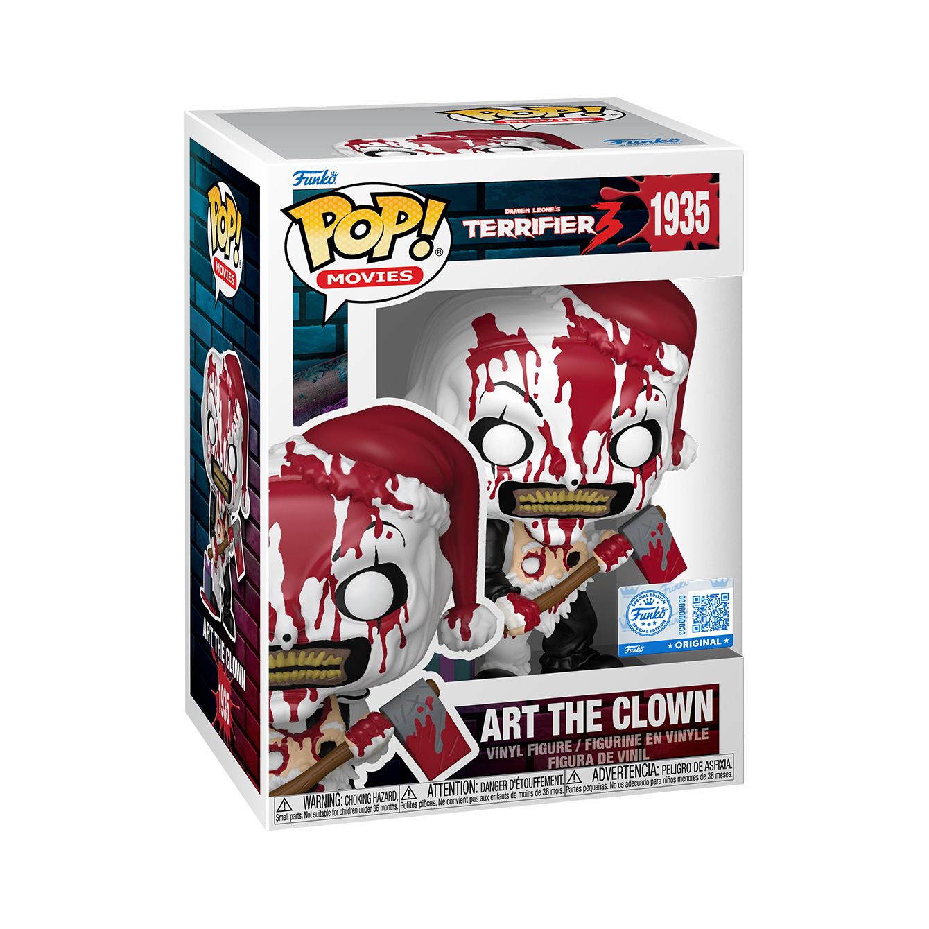 Funko Pop! Movies: Terrifier - Art The Clown (Holiday) #1935 [Funko Special Edition]