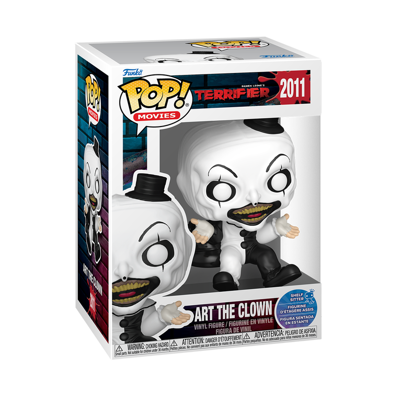 Funko Pop! Movies: Horror (Shelf Sitters) - Pennywise / Ghost Face / Art The Clown