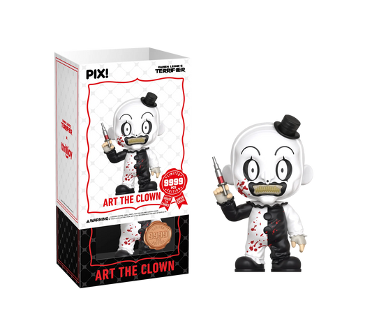 Thrilljoy: PIX! - Terrifier Art The Clown (with Syringe)