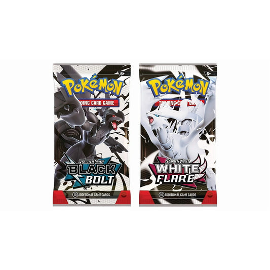 Pokemon TCG: Scarlet & Violet - Black Bolt & White Flare Single Booster Pack
