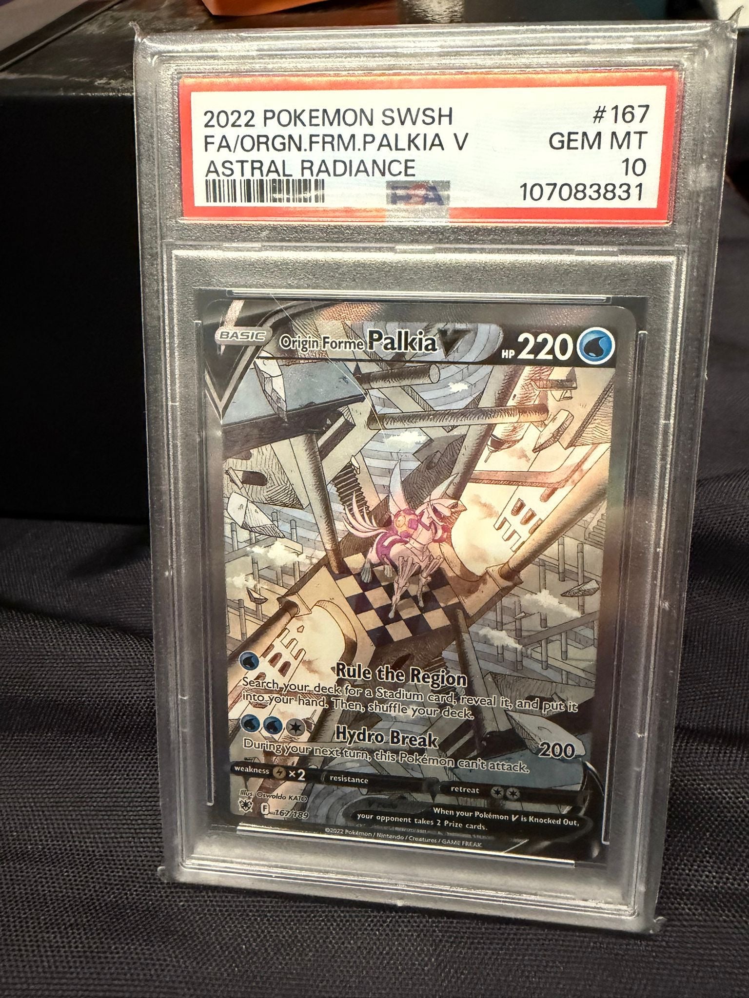Pokemon TCG: Sword & Shield - PS10 Origin Form Palkia 167/189 (English ...