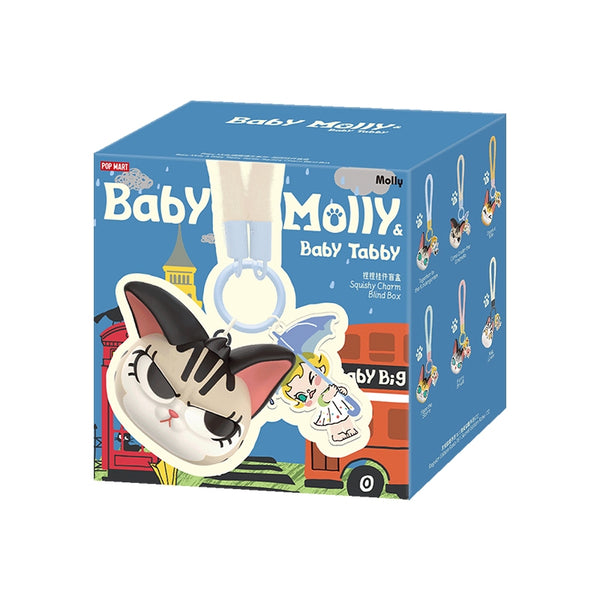Popmart: Baby Molly - Baby Molly & Baby Tabby Series Squishy Charm