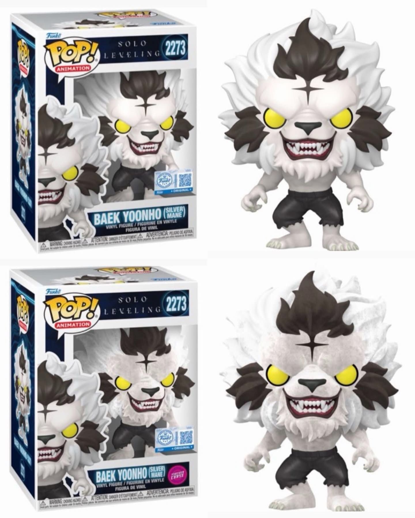 Funko Pop! Anime: Solo Leveling - Baek Yoonho (Silver Mane) #2273 [Funko Special Edition - Chalice Collectibles Exclusive] *PREORDER*