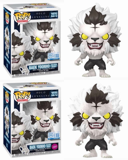 Funko Pop! Anime: Solo Leveling - Baek Yoonho (Silver Mane) #2273 [Funko Special Edition - Chalice Collectibles Exclusive] *PREORDER*