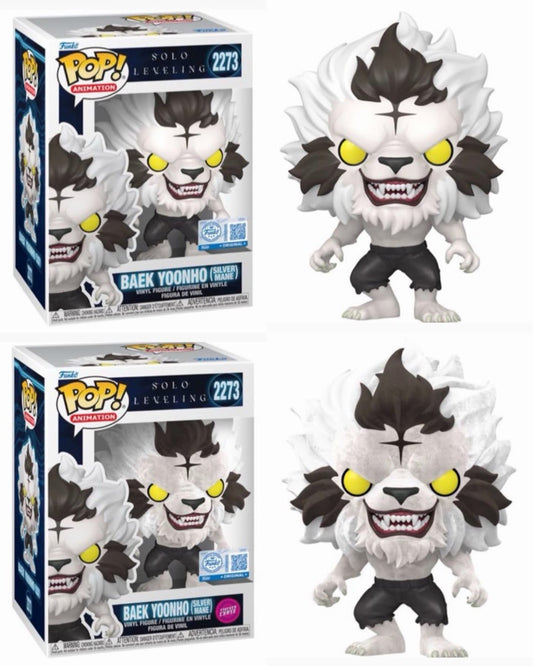 Funko Pop! Anime: Solo Leveling - Baek Yoonho (Silver Mane) #2273 [Funko Special Edition - Chalice Collectibles Exclusive] *PREORDER*