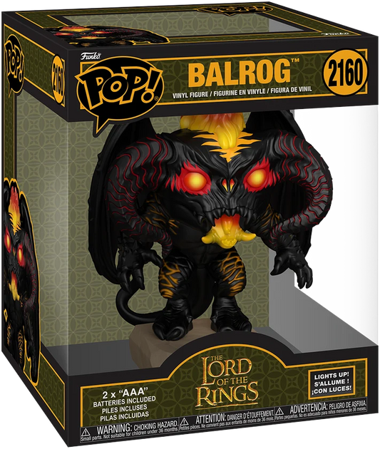 Funko Pop! Movies: Lord Of The Rings (LOTR) - Balrog (Lights & Sounds) #2160 *PREORDER*
