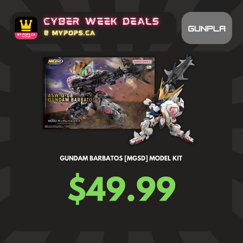*CYBER WEEK* Bandai: Gunpla - Gundam Barbatos [MGSD] Model Kit