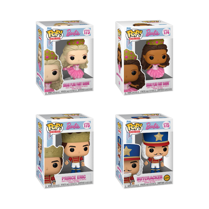 Funko Pop! Movies: Barbie In The Nutcracker - Sugar Plum #173 / Sugar Plum #174 / Prince Eric & Nutcracker #175 *PREORDER*