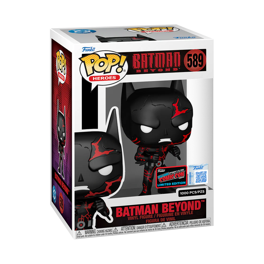 Funko Pop! Heroes: Batman - Batman Beyond #589 [2025 New York Comic Con NYCC Official Convention Exclusive - Limited Edition 1,000pcs] *PREORDER*