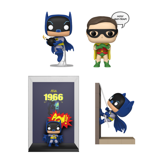 Funko Pop! DC: Batman (Classic TV Series) - Batman with Bomb / Robin / Batman (VHS Cover) / Premium! Batman *PREORDER*