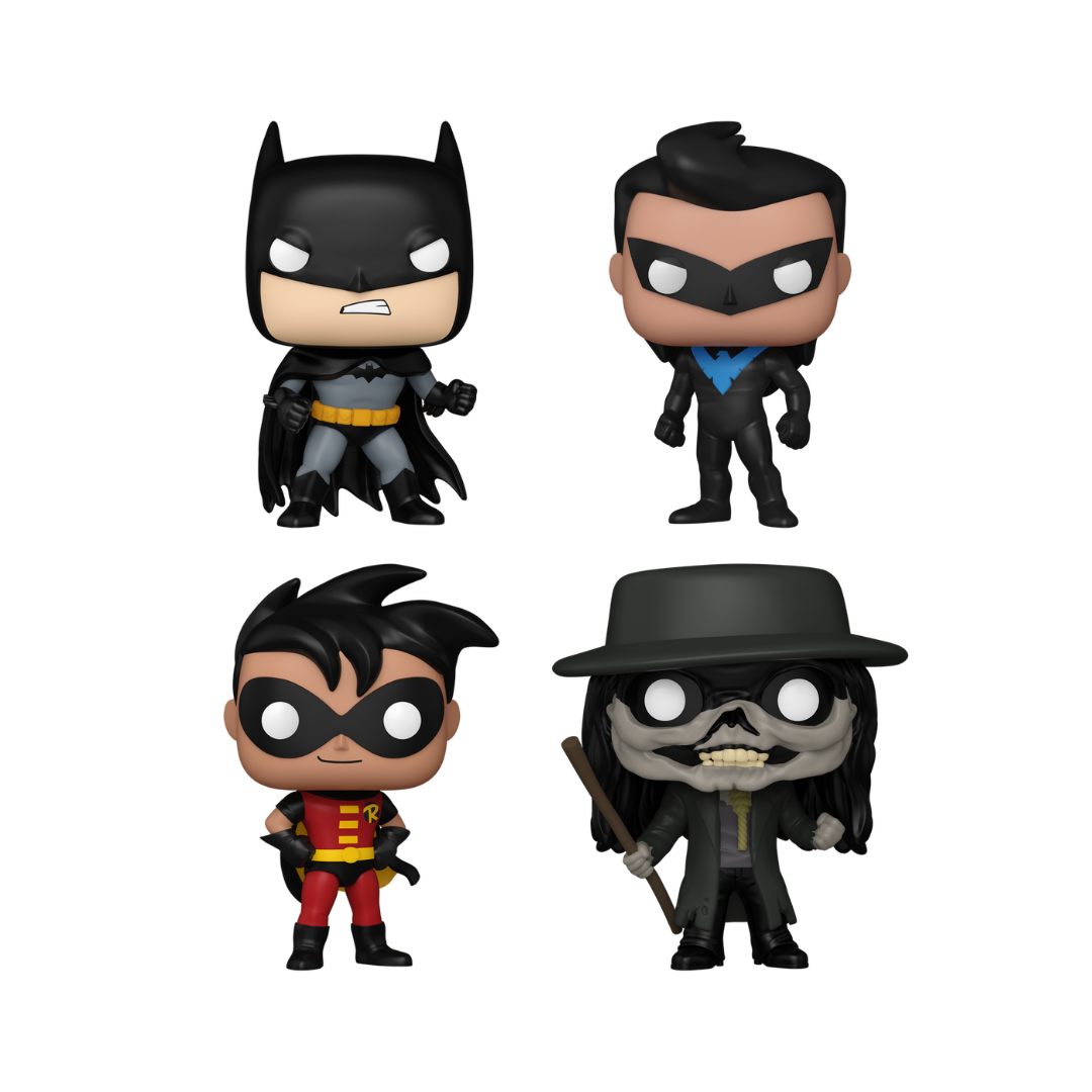 Funko Pop! DC: The New Batman Adventures - Batman / Nightwing / Robin / Scarecrow *PREORDER*