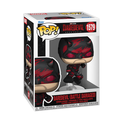 Funko Pop! Marvel: Daredevil (Born Again) - Black Suit / Battle Damaged