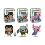 Funko Pop! Disney: Lilo & Stitch - Hula Lilo with Scrump / Snorkeling Stitch / Mermaid Angel *PREORDER*
