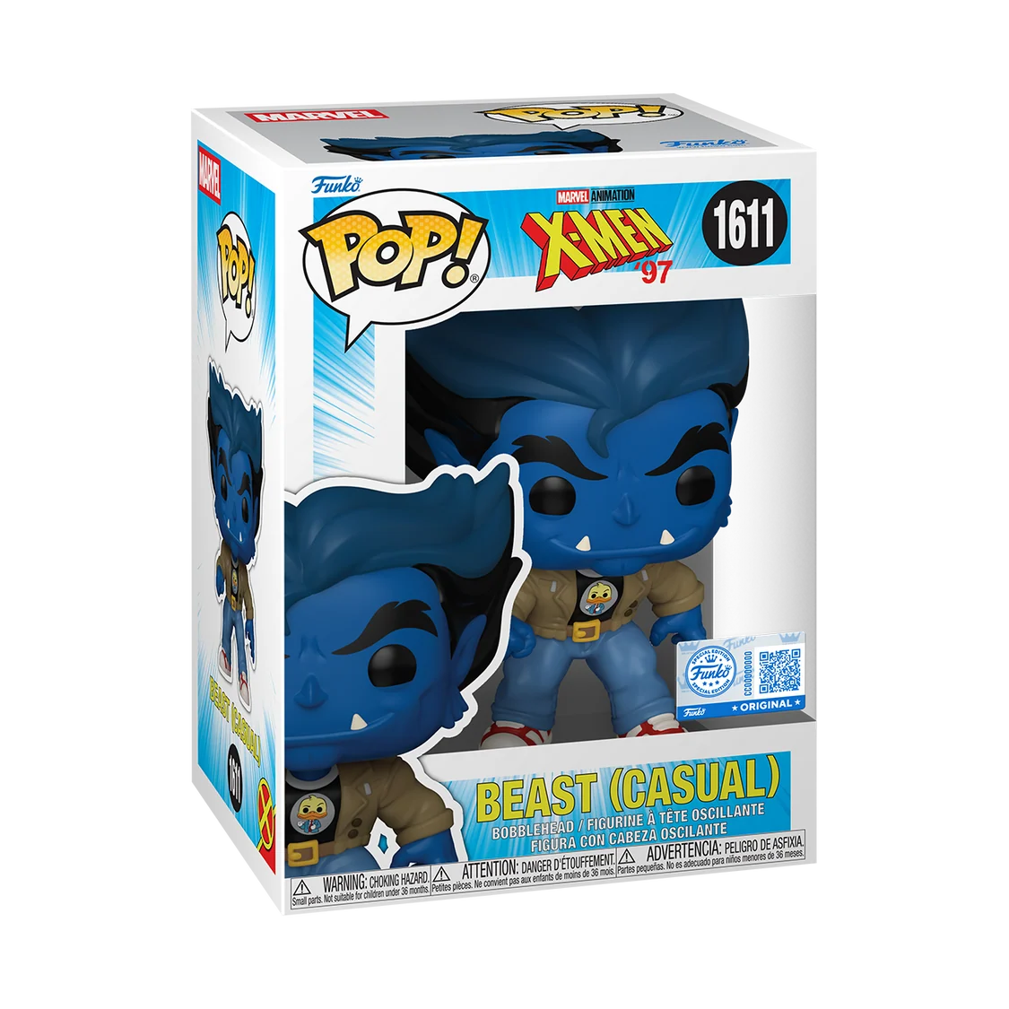 Funko Pop! Marvel: X-Men '97 - Beast (Casual) #1611 [Funko Special Edition] *PREORDER*