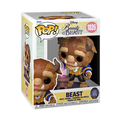 Funko Pop! Disney: Beauty And The Beast (35th Anniversary) - Belle At Fountain / Gaston / Beast / Mrs. Potts with Chip *PREORDER*