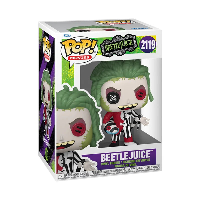 Funko Pop! Movies / Television (Patchwork) - Emily / Beetlejuice / Coraline / Wednesday *PREORDER*