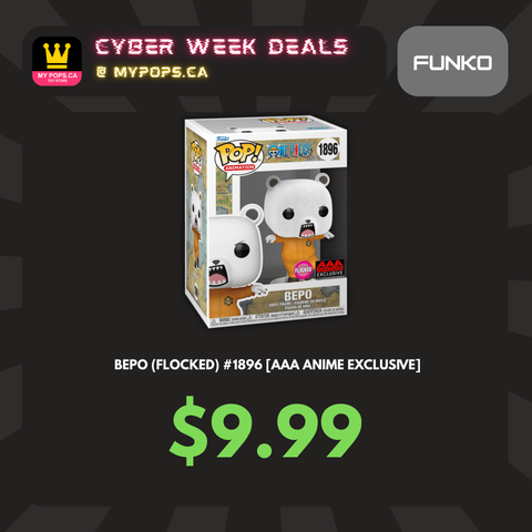 *CYBER WEEK* Funko Pop! Anime: One Piece - Bepo (Flocked) #1896 [AAA Anime Exclusive]