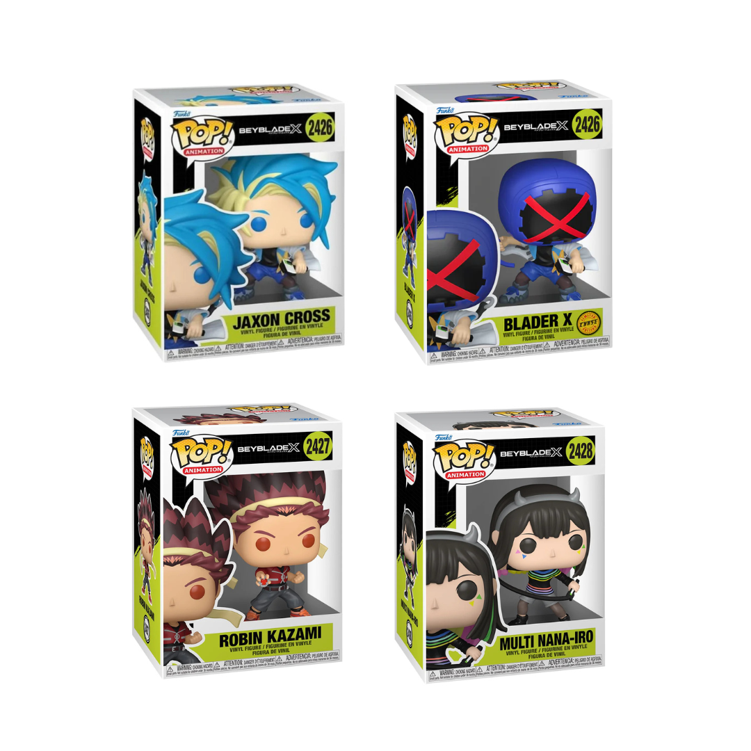 Funko Pop! Anime: Beyblade X - Jaxon Cross / Blader X / Robin