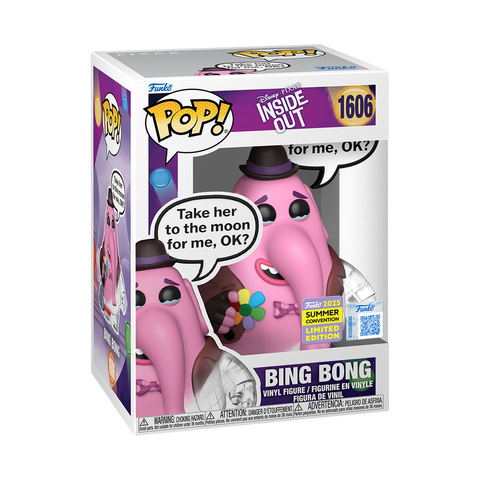 Funko Pop! Disney: Inside Out - Bing Bong (Take Her To The Moon For Me) #1606 [2025 SDCC Summer Convention Exclusive] *PREORDER*