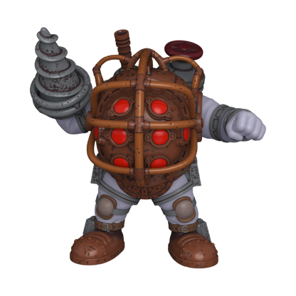 Funko Pop! Games: Bioshock - Little Sister with Syringe / Sander Cohen / Super 6" Bouncer Big Daddy