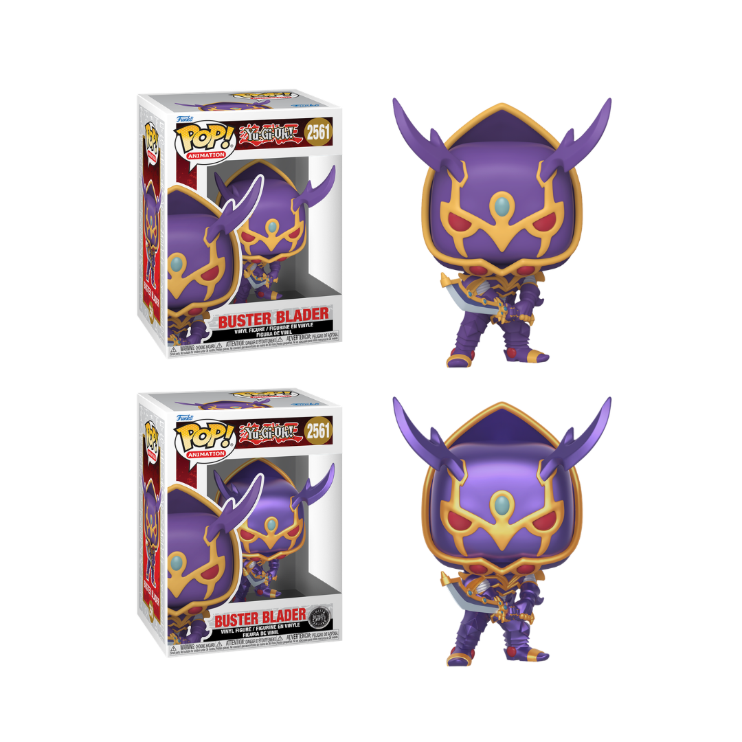 Funko Pop! Anime: Yu-Gi-Oh! - Buster Blader / Pot Of Greed / Relinquished / Scapegoat *PREORDER*