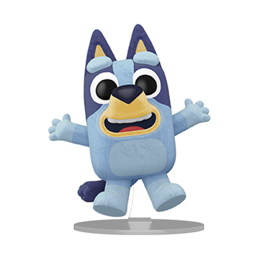 Funko Pop! Animation: Bluey - Bluey Jumping (Flocked) #2524 [Funko Special Edition] *PREORDER*