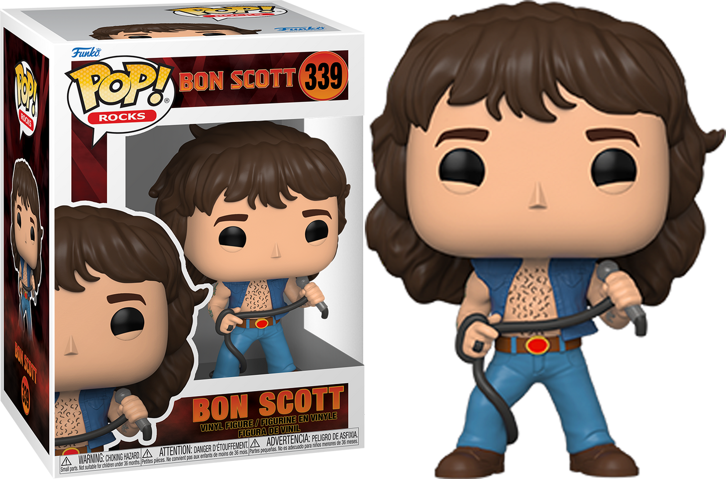 FUNKO POP! ROCKS: AC/DC - BON SCOTT #339