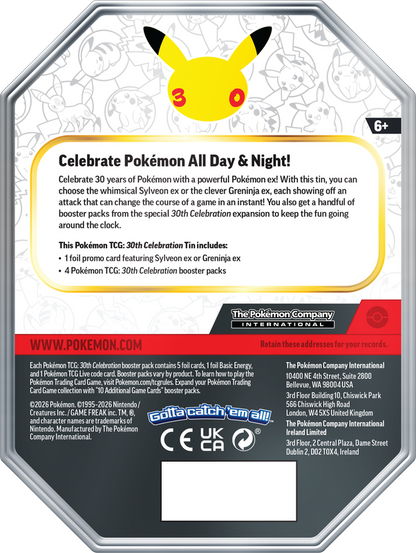 Pokemon TCG: 30th Celebration - Box Tin *PREORDER*