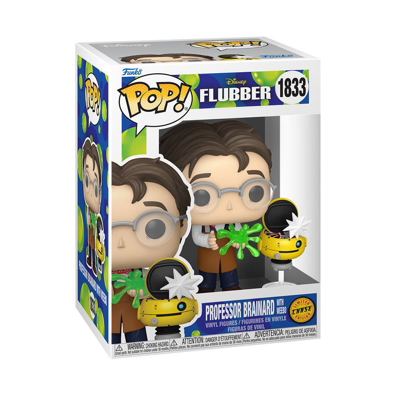Funko Pop! Movies: Flubber - Professor Brainard with Weebo / Flubber with Glasses *PREORDER*