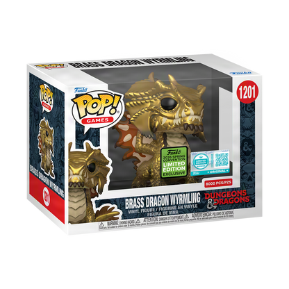 Funko Pop! Games: Dungeons & Dragons - Brass Dragon Wyrmling #1201 [2026 SHARED Spring Convention Exclusive - Limited Edition 8,000pcs] *PREORDER*