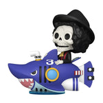 Funko Pop! Anime: One Piece - Rides! Brook with Shark Submerge #141 [Shared Convention Sticker 2025 NYCC] *PREORDER*