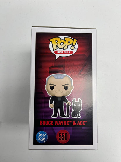 Funko Pop! DC Heroes: Batman Beyond - Bruce Wayne & Ace #550 [Funko Limited Edition - 9,500pcs]