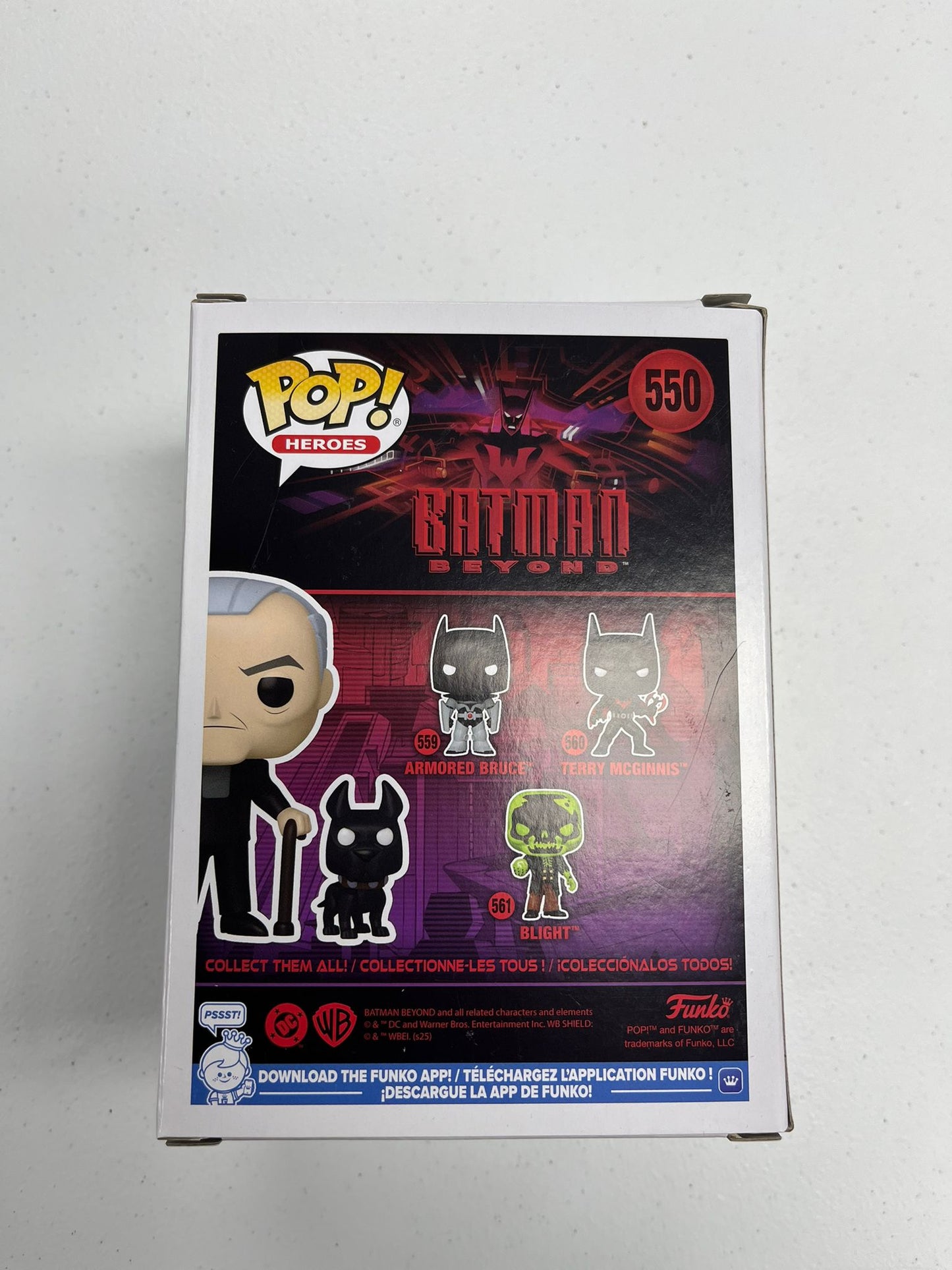 Funko Pop! DC Heroes: Batman Beyond - Bruce Wayne & Ace #550 [Funko Limited Edition - 9,500pcs]