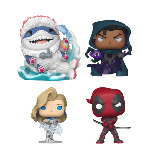 Funko Pop! Games: Marvel Rivals - Premium! Incognito Dolphin Jeff / Cloak / Dagger / Deadpool *PREORDER*