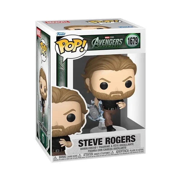 Funko Pop! Marvel: Avengers Doomsday - Steve Rogers / Mister Fantastic / Yelena Belova / Doctor Doom / Shang-Chi / Gambit / Namor / Cyclops / Magneto / Thor