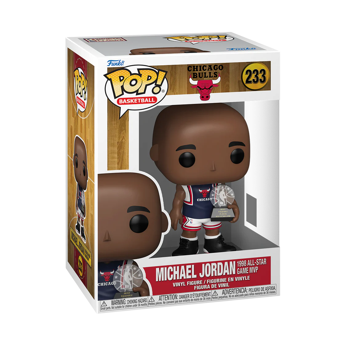 Funko Pop! Sports NBA: Chicago Bulls - Michael Jordan (1998 All-Star Game MVP) #233