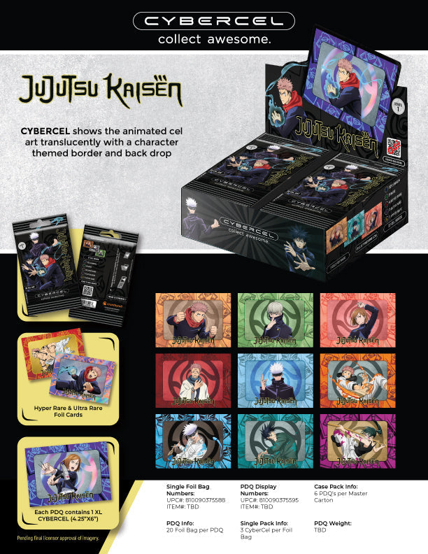 CYBERCEL - JUJUTSU KAISEN TRADING CARDS BOOSTER BOX